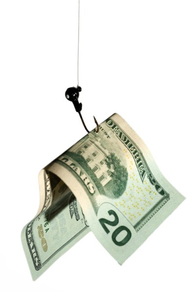 Photo of 20 Dollars on a Fish Hook