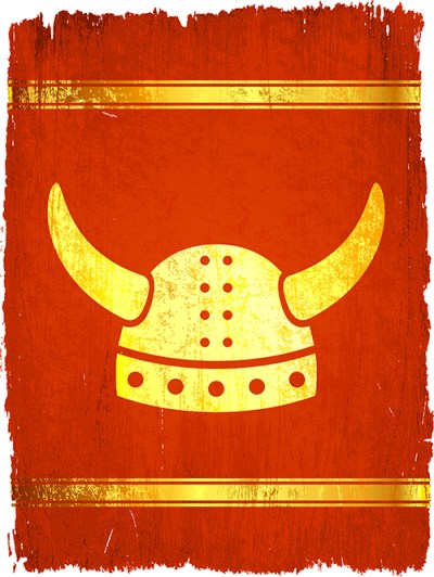 Tapestry with Viking Hat