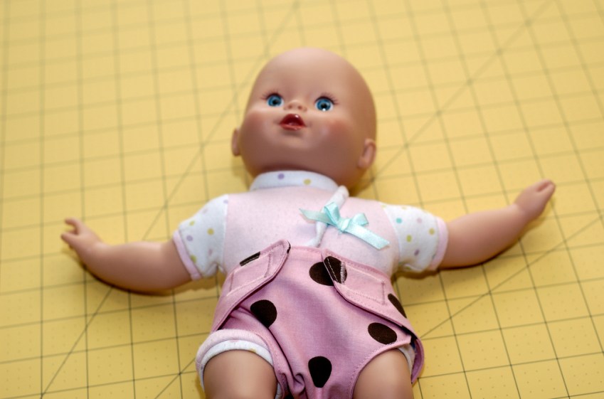 Diaper on Doll