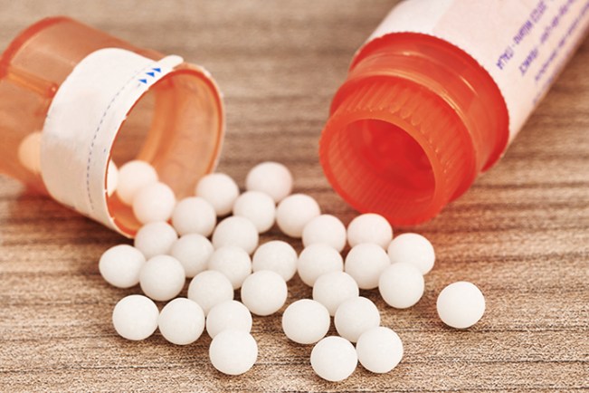 Homeopathic globules