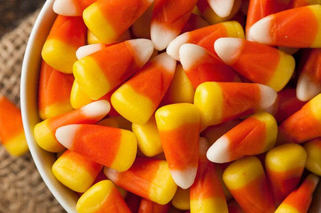 Colorful Candy Corn for Halloween